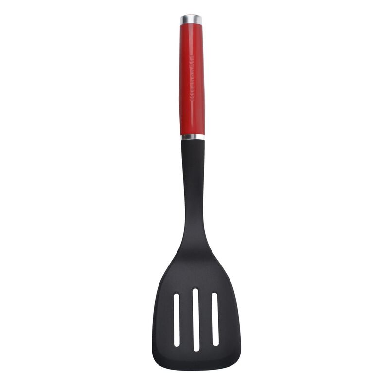 KitchenAid Solid Slotted Turner Nylon - Empire Red image number 0